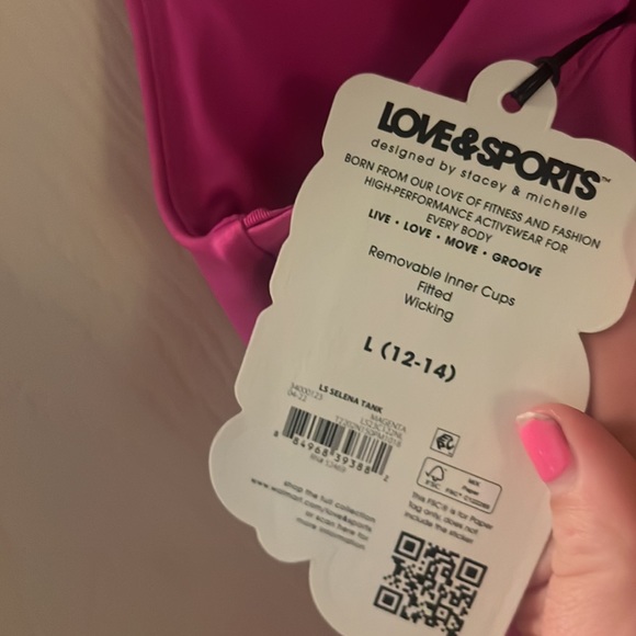 NWT Love & Sports Tank Large - Picture 8 of 10